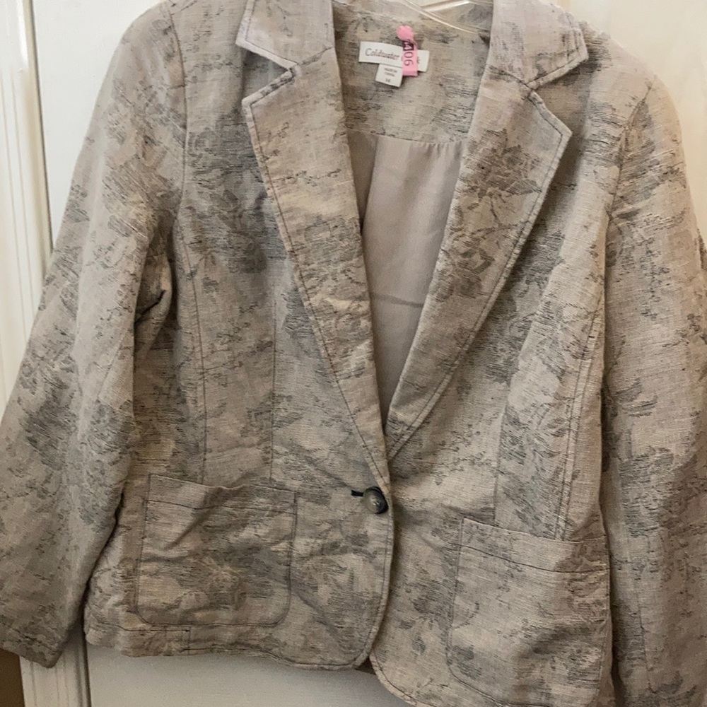 FINAL MARKDOWN Ladies’ Coldwater Creek Linen Blend Jacket (14)